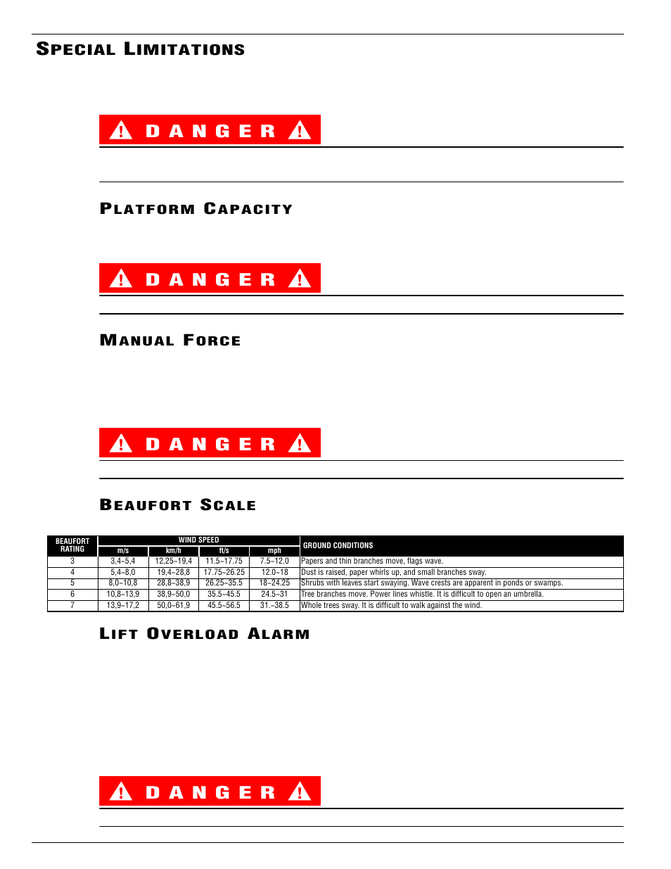 Pecial, Imitations | Snorkel TL38-sn1754+CE User Manual | Page 8 / 93