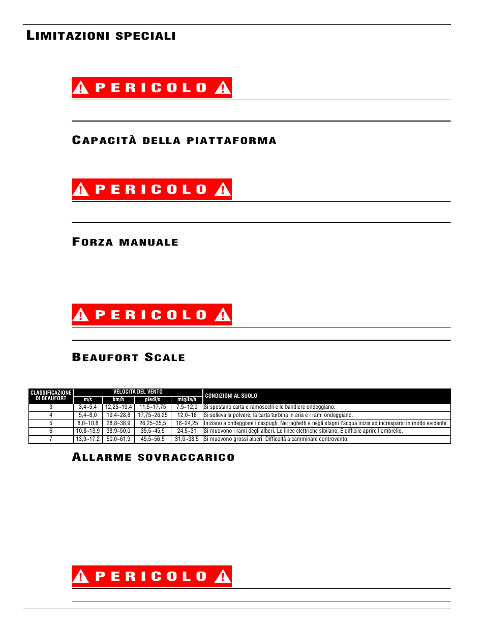 Imitazioni, Speciali | Snorkel TL38-sn1754+CE User Manual | Page 80 / 93