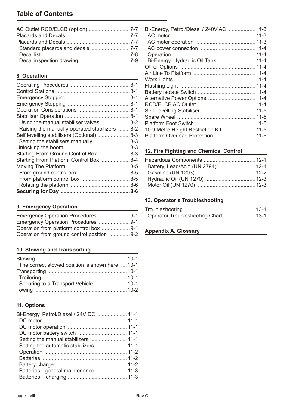 Snorkel TL39T User Manual | Page 12 / 84