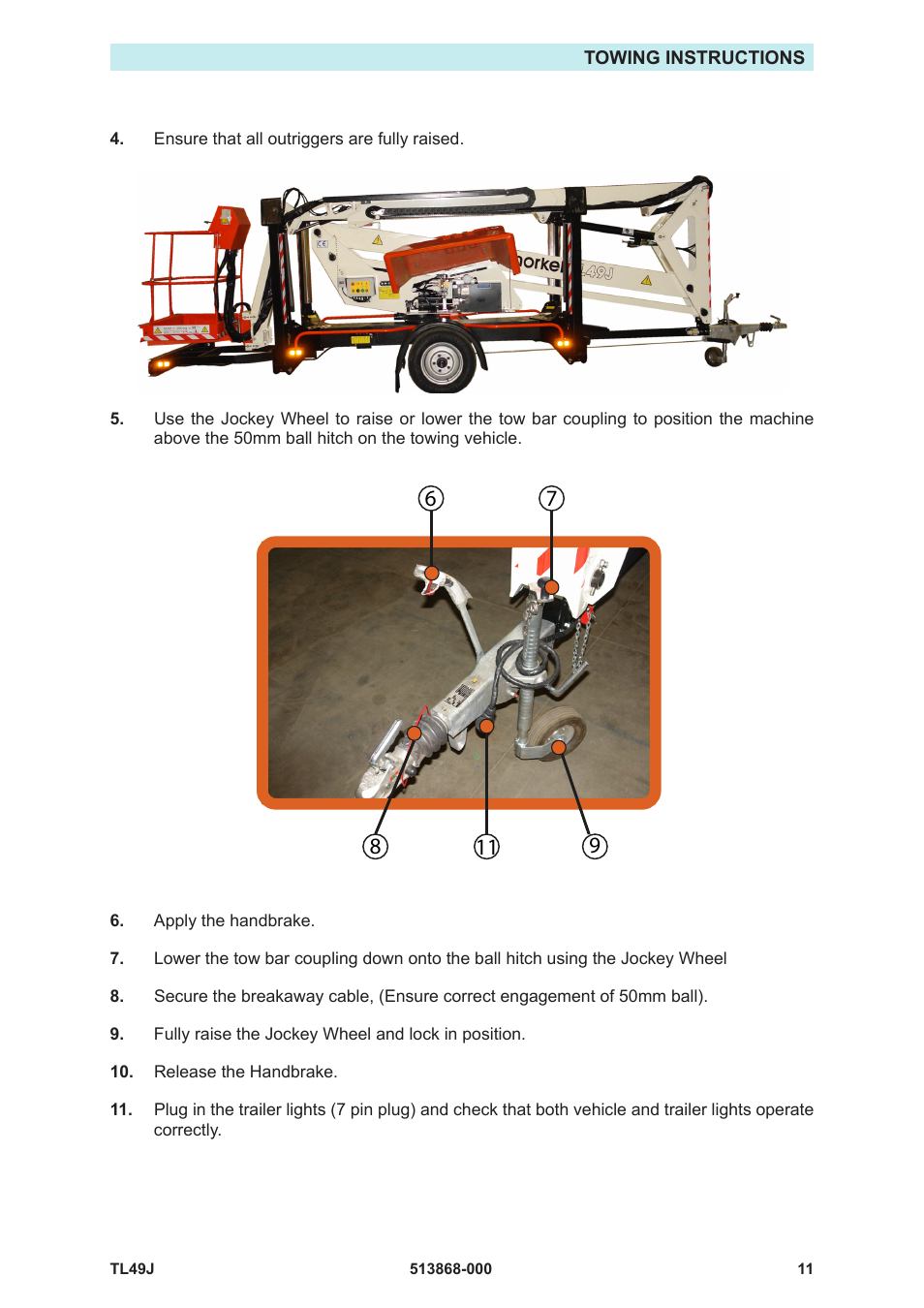 Snorkel TL49J-01-sn008562+ User Manual | Page 15 / 40