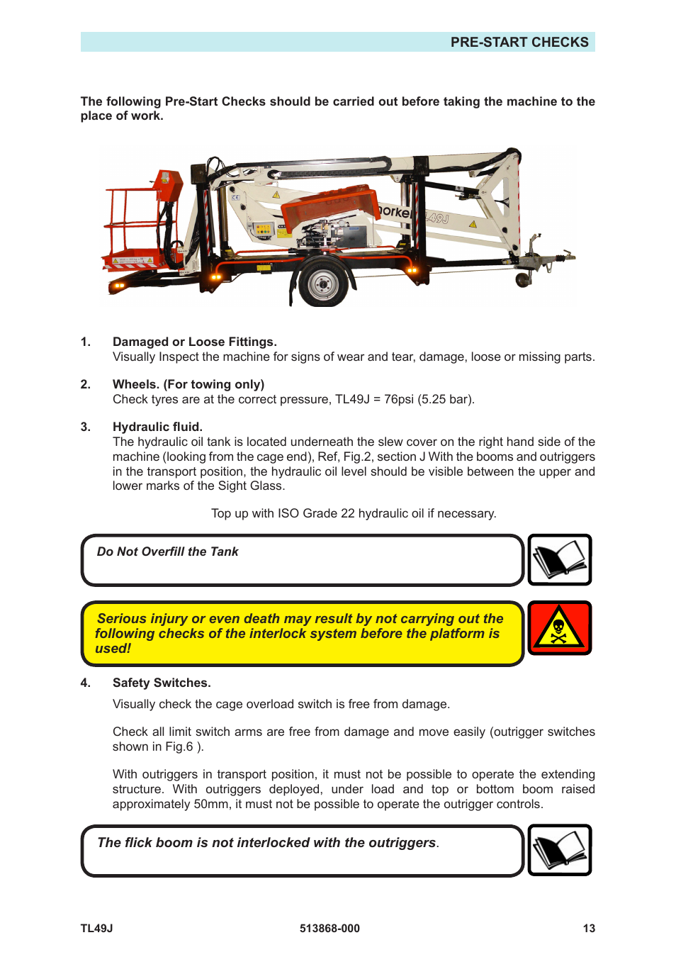 Snorkel TL49J-01-sn008562+ User Manual | Page 17 / 40