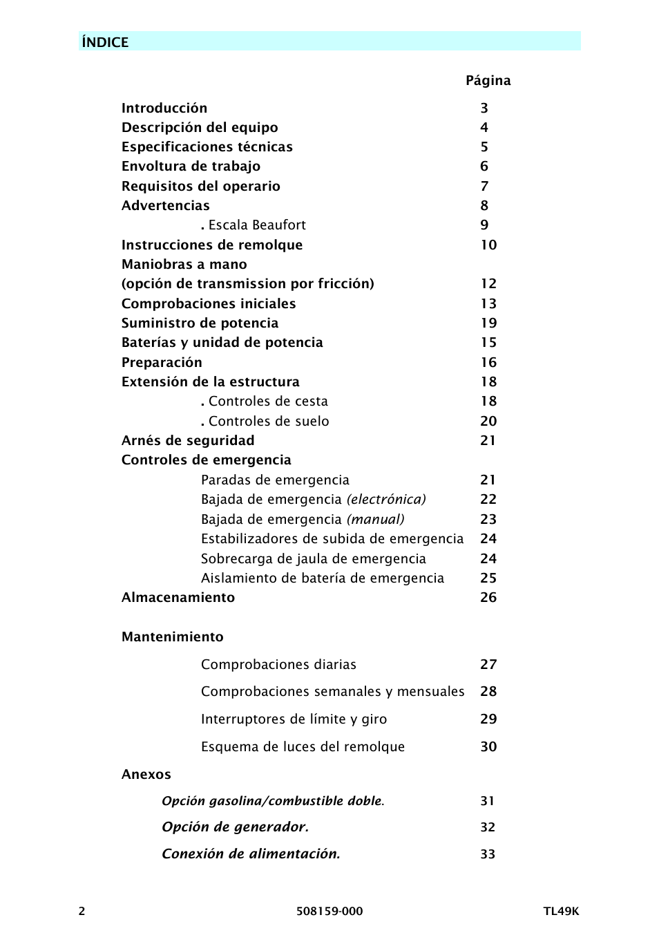Snorkel TL49K-sn8000 User Manual | Page 114 / 184