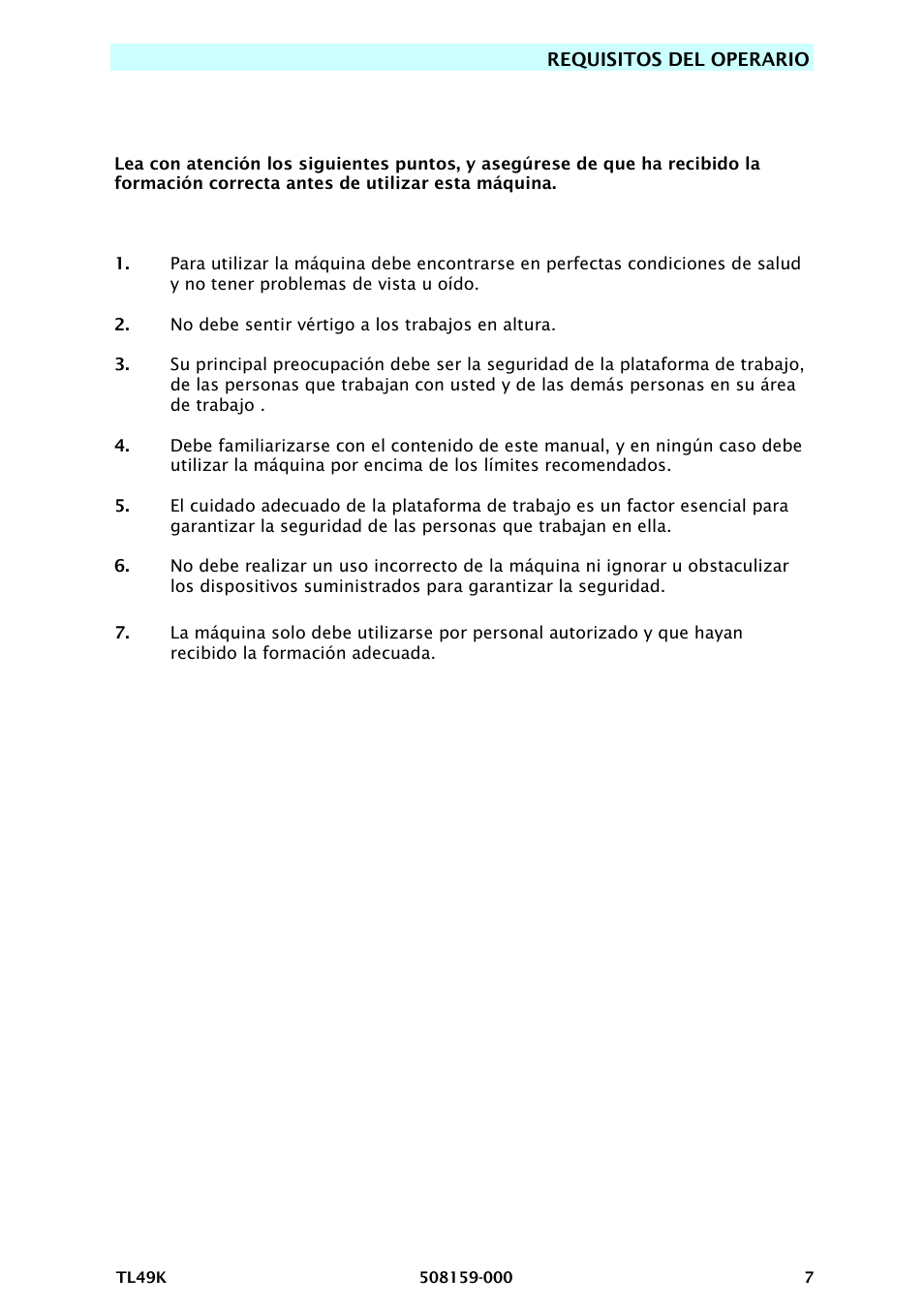 Snorkel TL49K-sn8000 User Manual | Page 119 / 184