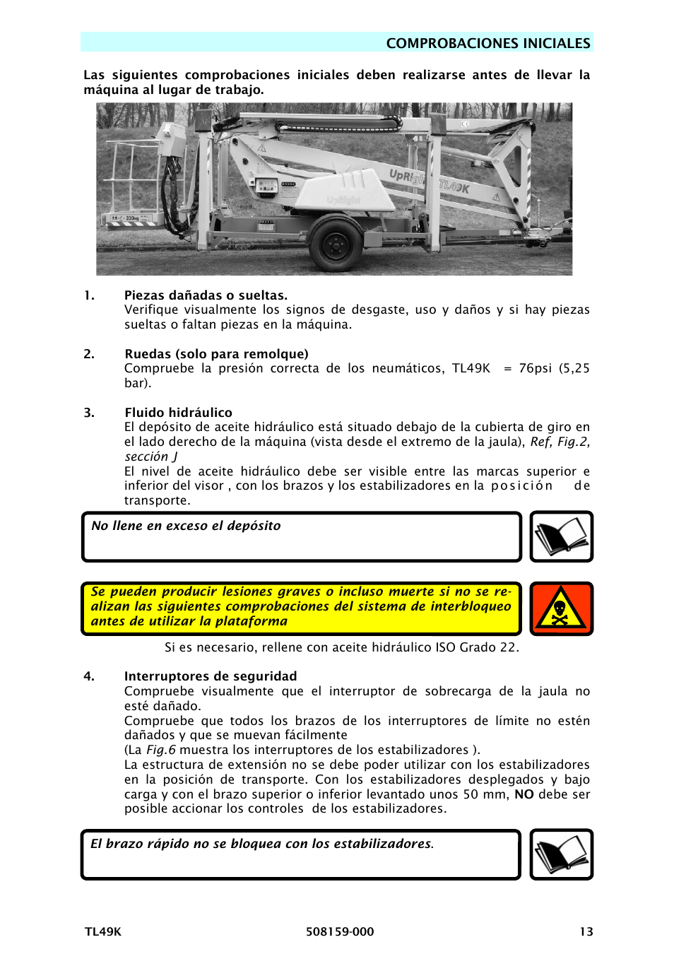 Snorkel TL49K-sn8000 User Manual | Page 125 / 184