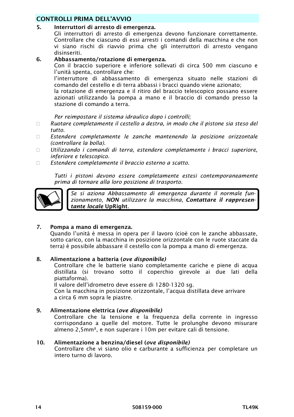 Snorkel TL49K-sn8000 User Manual | Page 162 / 184
