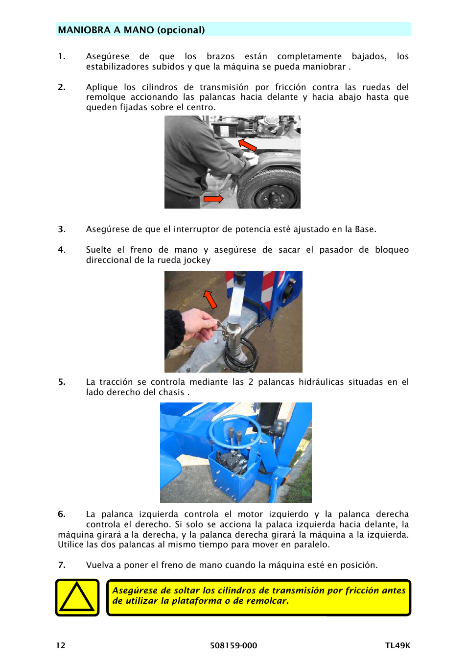 Snorkel TL49K-sn8500+ User Manual | Page 124 / 184