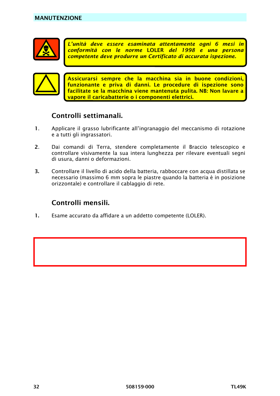 Snorkel TL49K-sn8500+ User Manual | Page 180 / 184