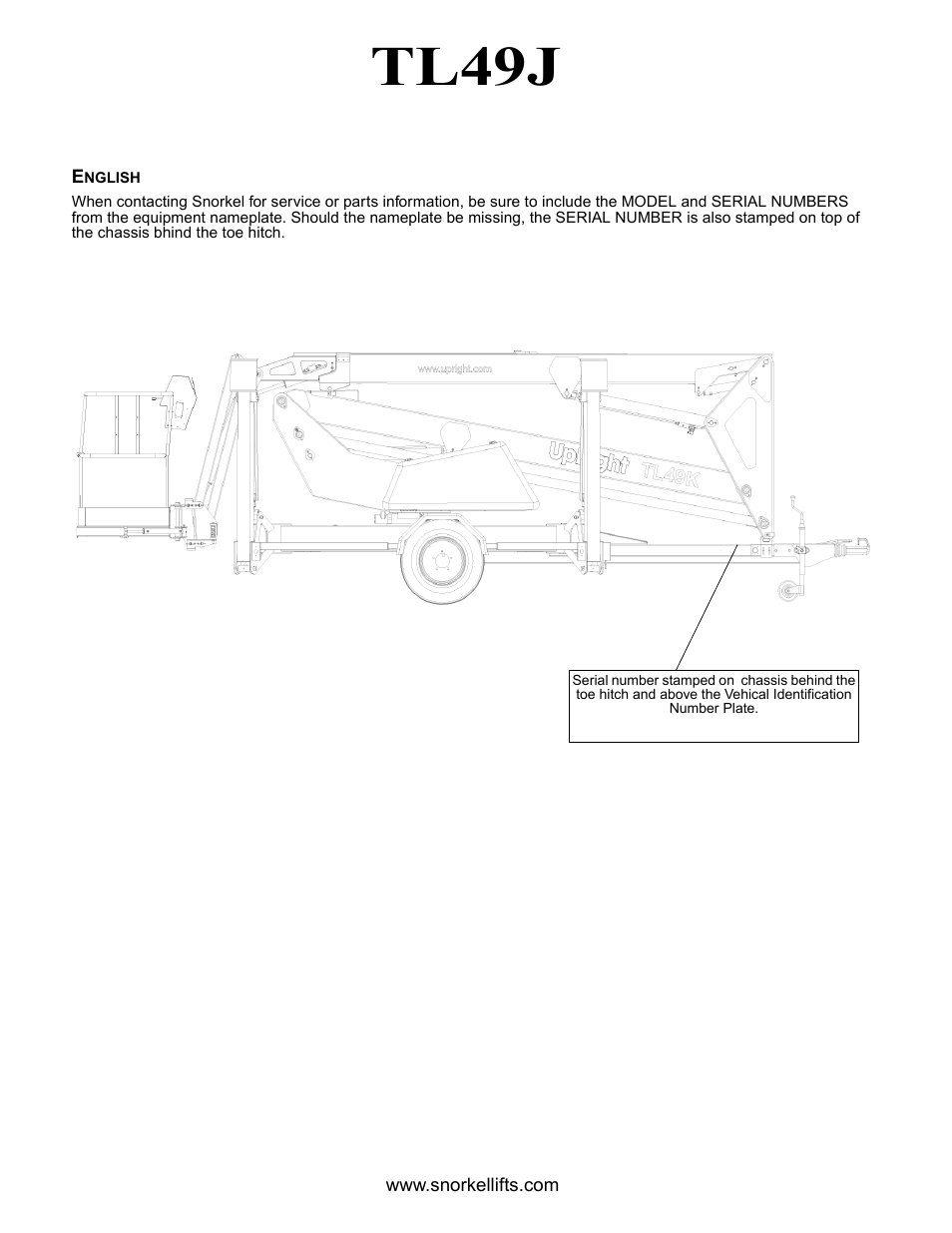 Tl49j | Snorkel TL49K-sn8500+ User Manual | Page 3 / 184