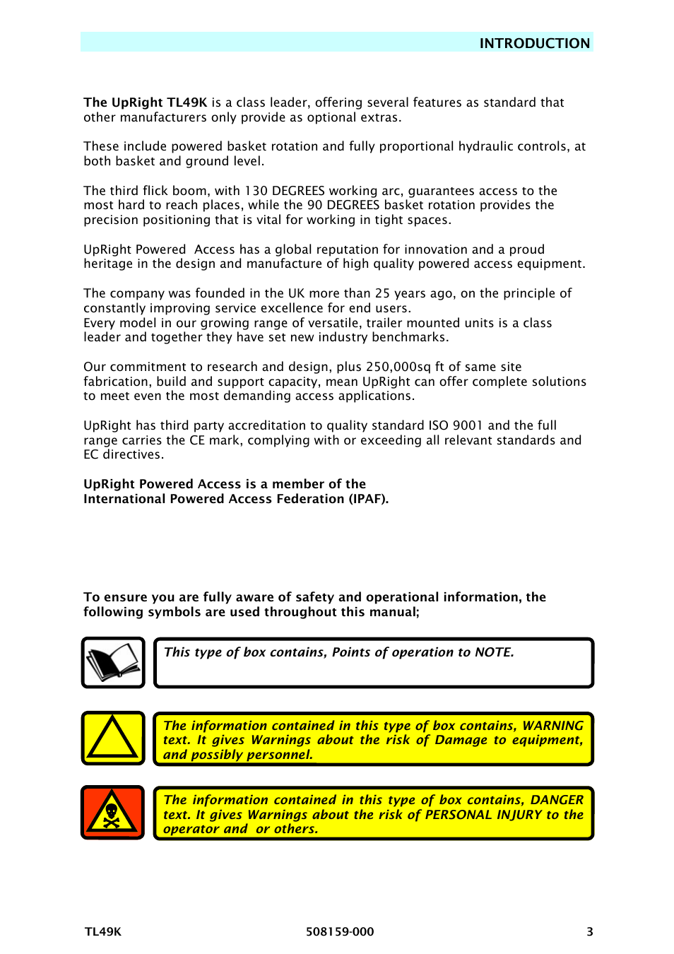 Snorkel TL49K-sn8500+ User Manual | Page 7 / 184