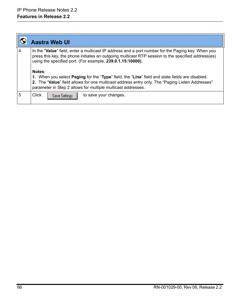 Aastra web ui | Aastra Telecom REV 06 User Manual | Page 70 / 146