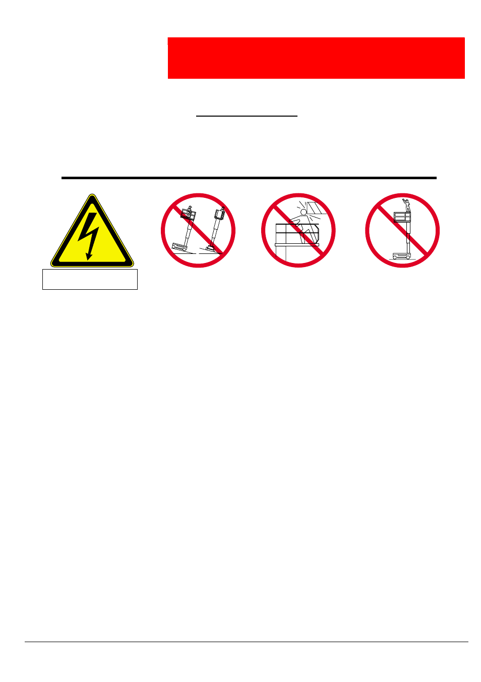 Peration, Anual, Warning | Safety rules | Snorkel TM12-sn50000-50210 User Manual | Page 3 / 52