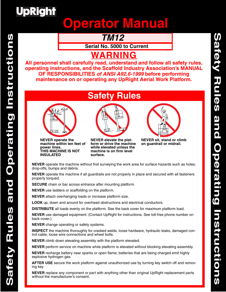 Snorkel TM12-sn5000-7351 User Manual | 12 pages