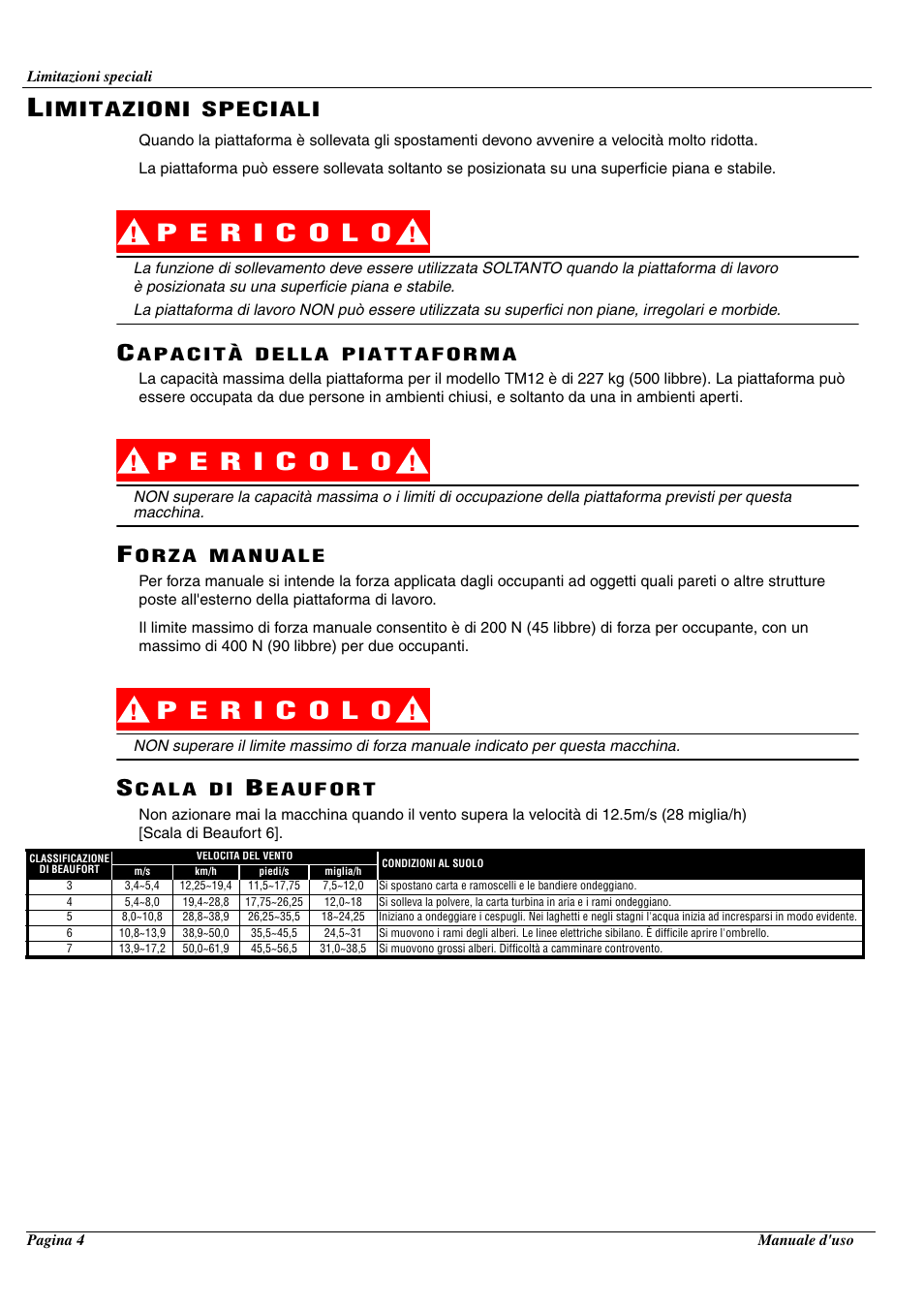 Imitazioni, Speciali | Snorkel TM12-sn50211+ User Manual | Page 72 / 84