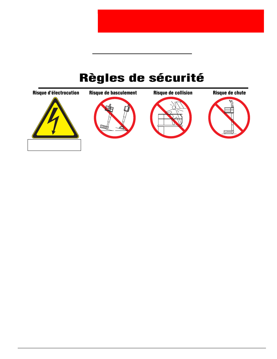 Uide, Opérateur, Avertissement | Règles de sécurité | Snorkel TM12-sn51941+ User Manual | Page 21 / 52