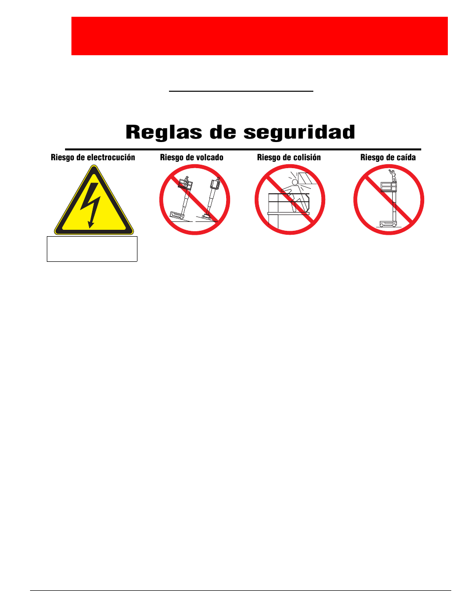 Anual, Funcionamiento, Advertencia | Reglas de seguridad | Snorkel TM12-sn51941+ User Manual | Page 37 / 52