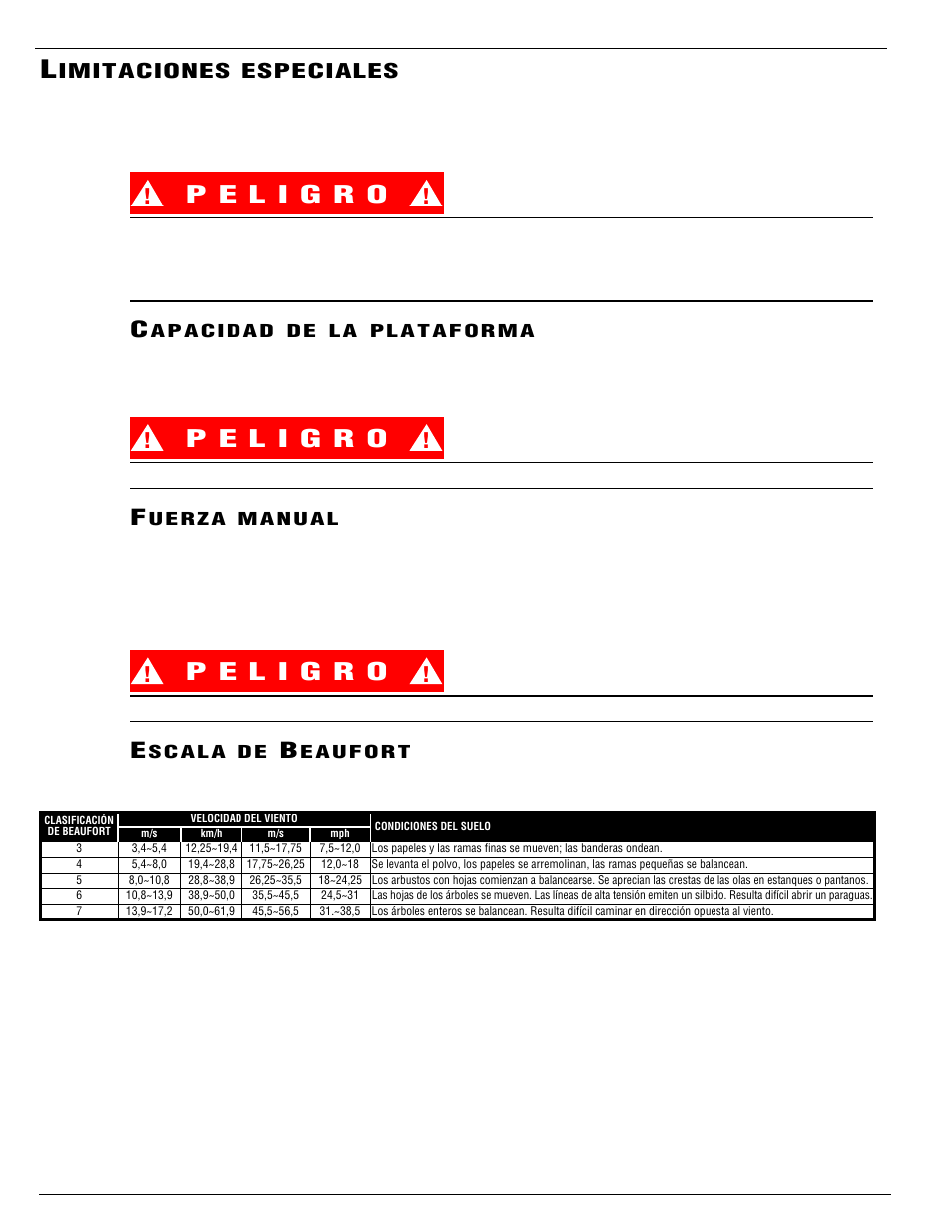 Imitaciones, Especiales | Snorkel TM12-sn51941+ User Manual | Page 40 / 52