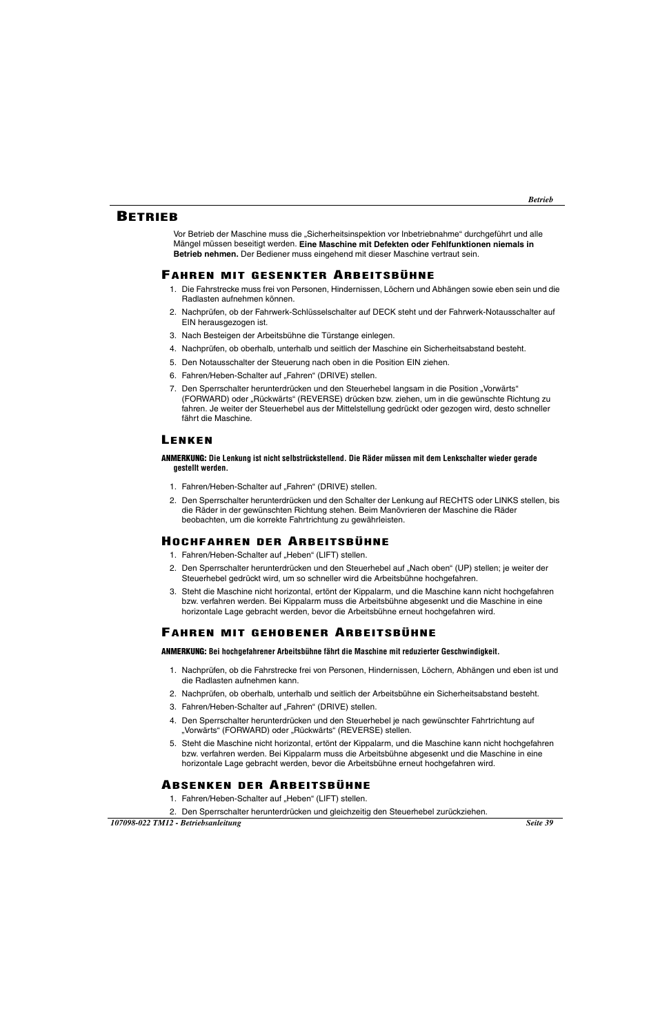 Snorkel TM12-sn6919-29999 User Manual | Page 41 / 52