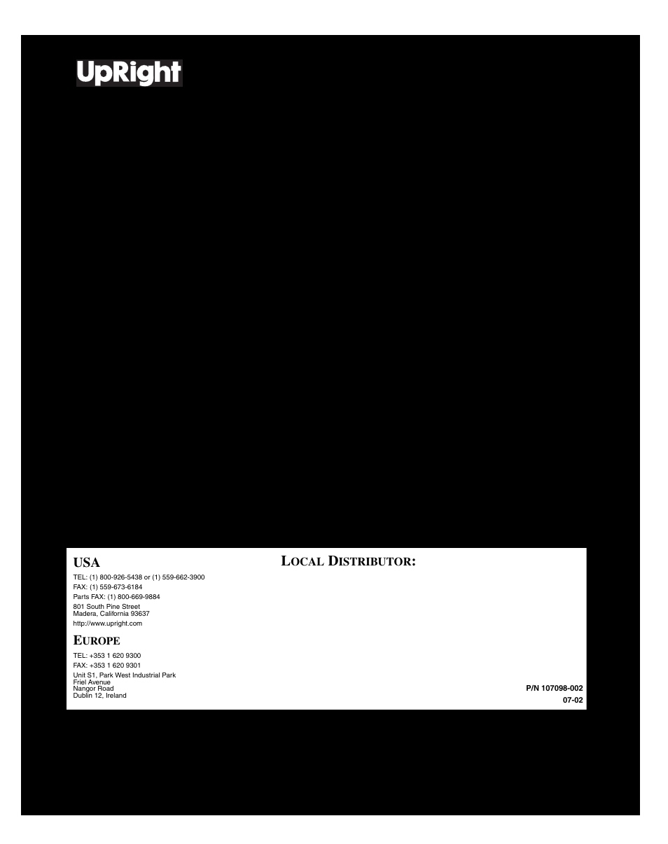 Snorkel TM12-sn7352+ User Manual | Page 20 / 20