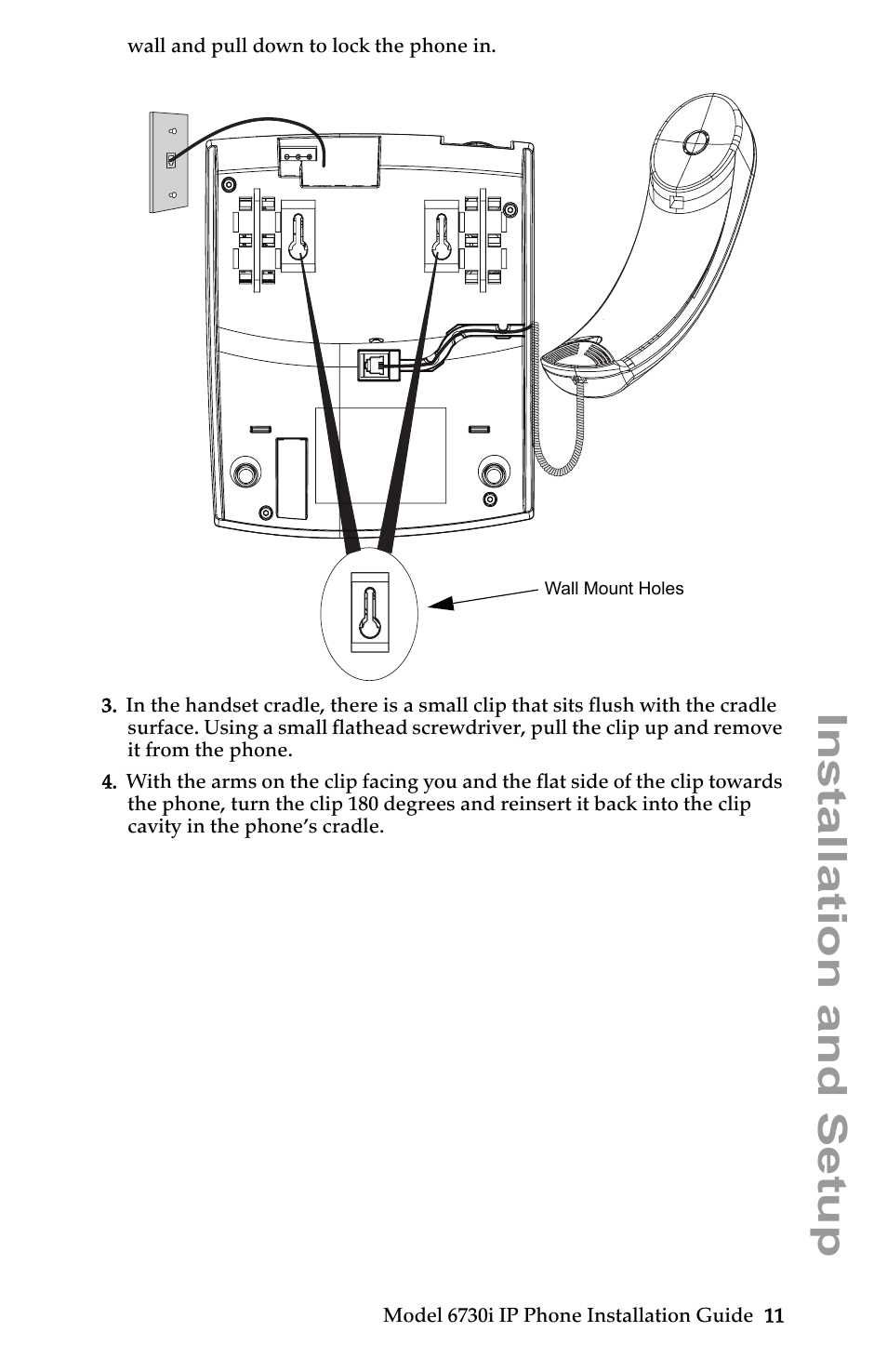 Installation and setup | Aastra Telecom 6730I User Manual | Page 17 / 40