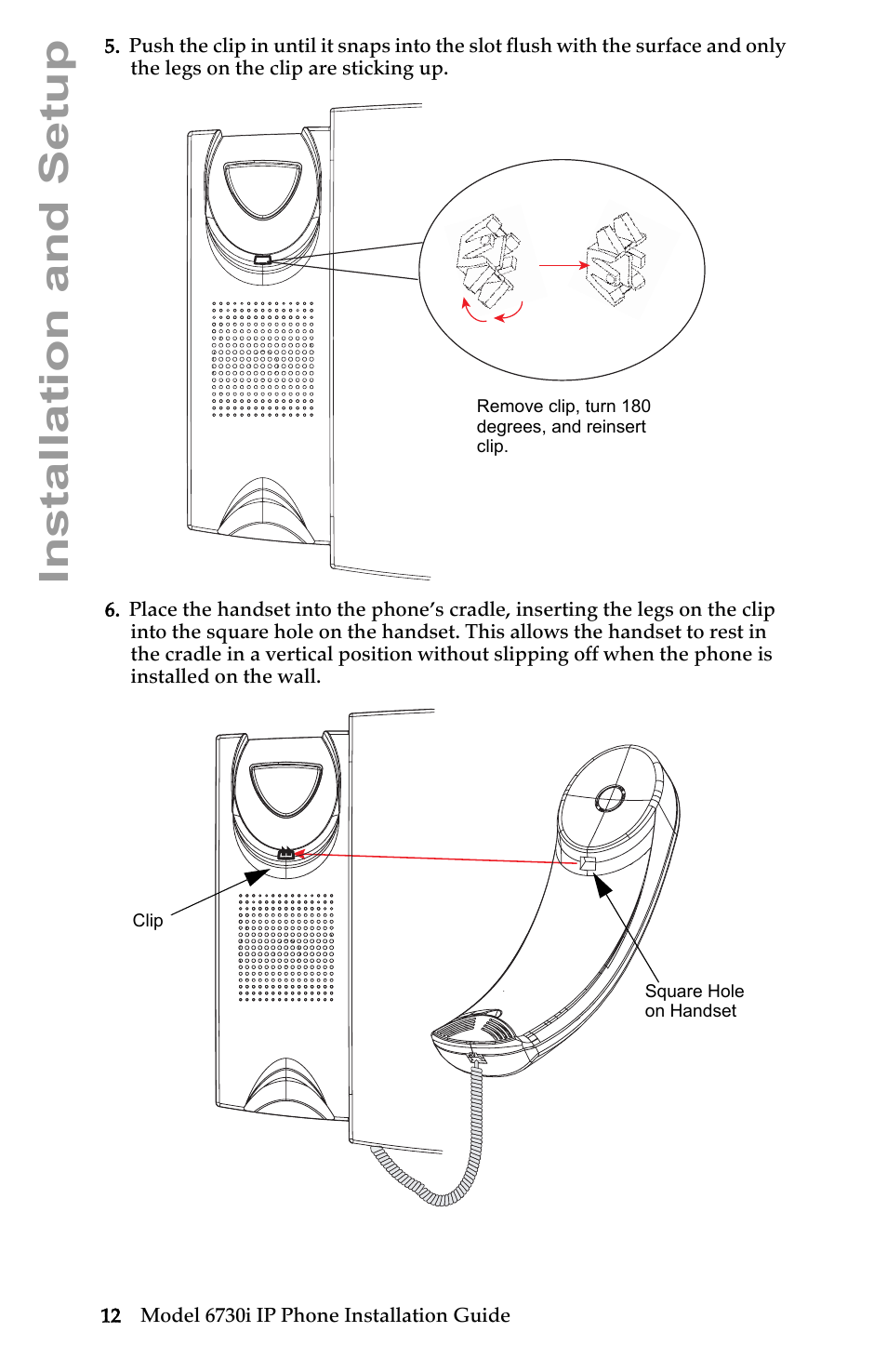 Installation and setup | Aastra Telecom 6730I User Manual | Page 18 / 40