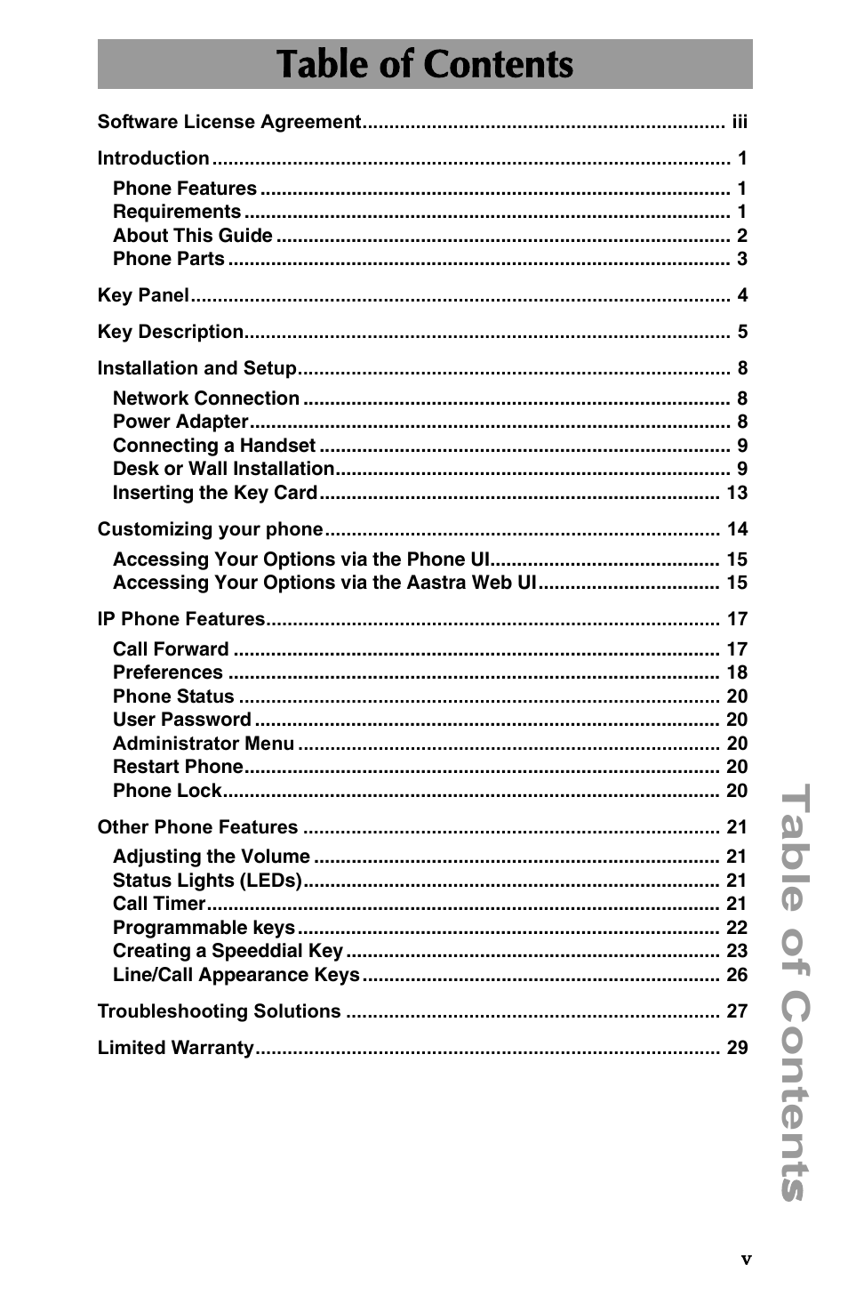 Aastra Telecom 6730I User Manual | Page 5 / 40