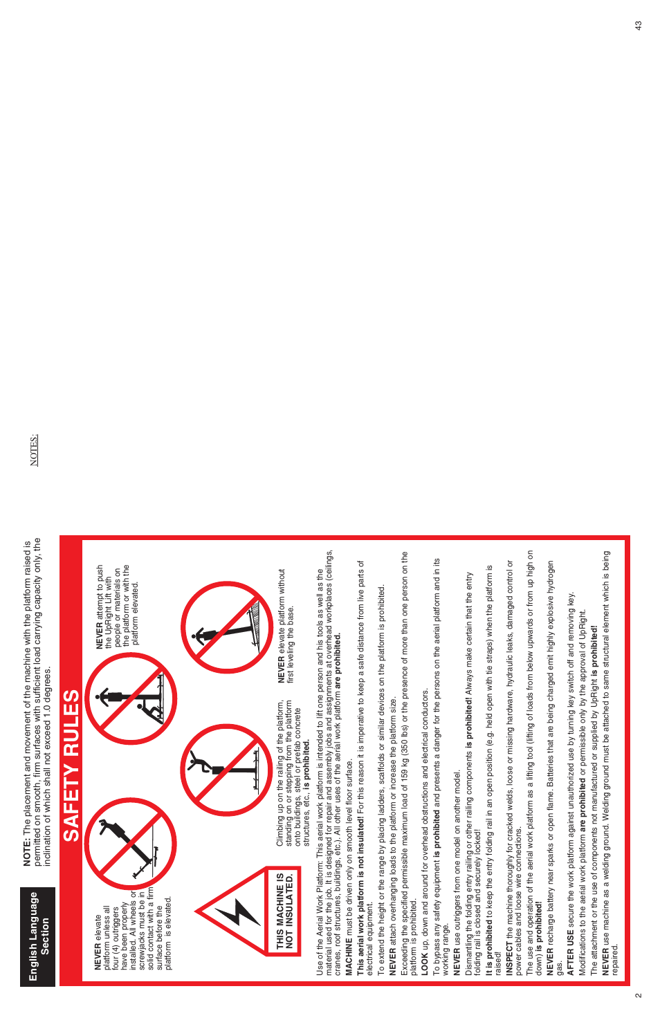 Safety rules | Snorkel U Drive 25-sn1001+ User Manual | Page 2 / 22