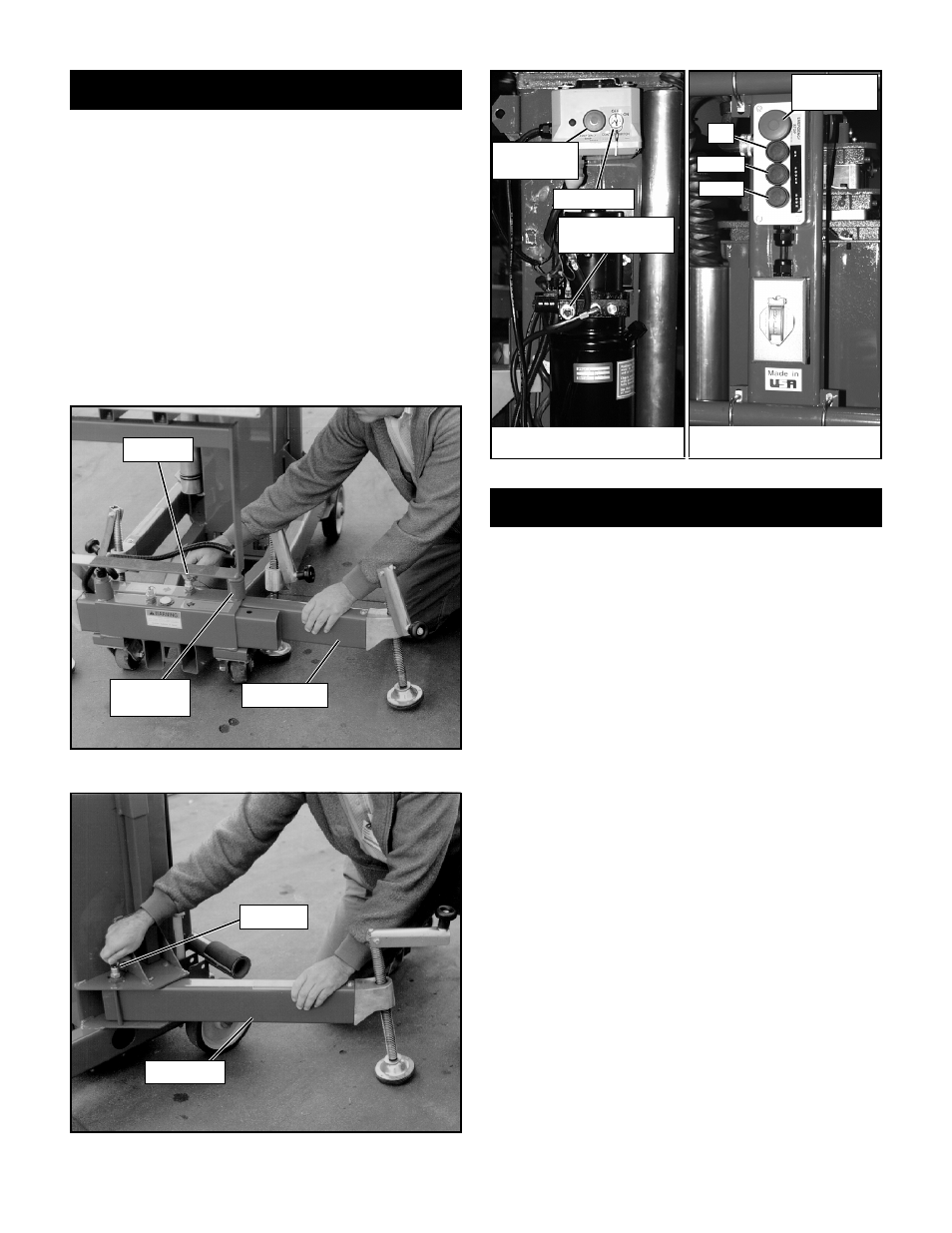 Outrigger installation, Operation | Snorkel UL20-sn17745+ User Manual | Page 2 / 8