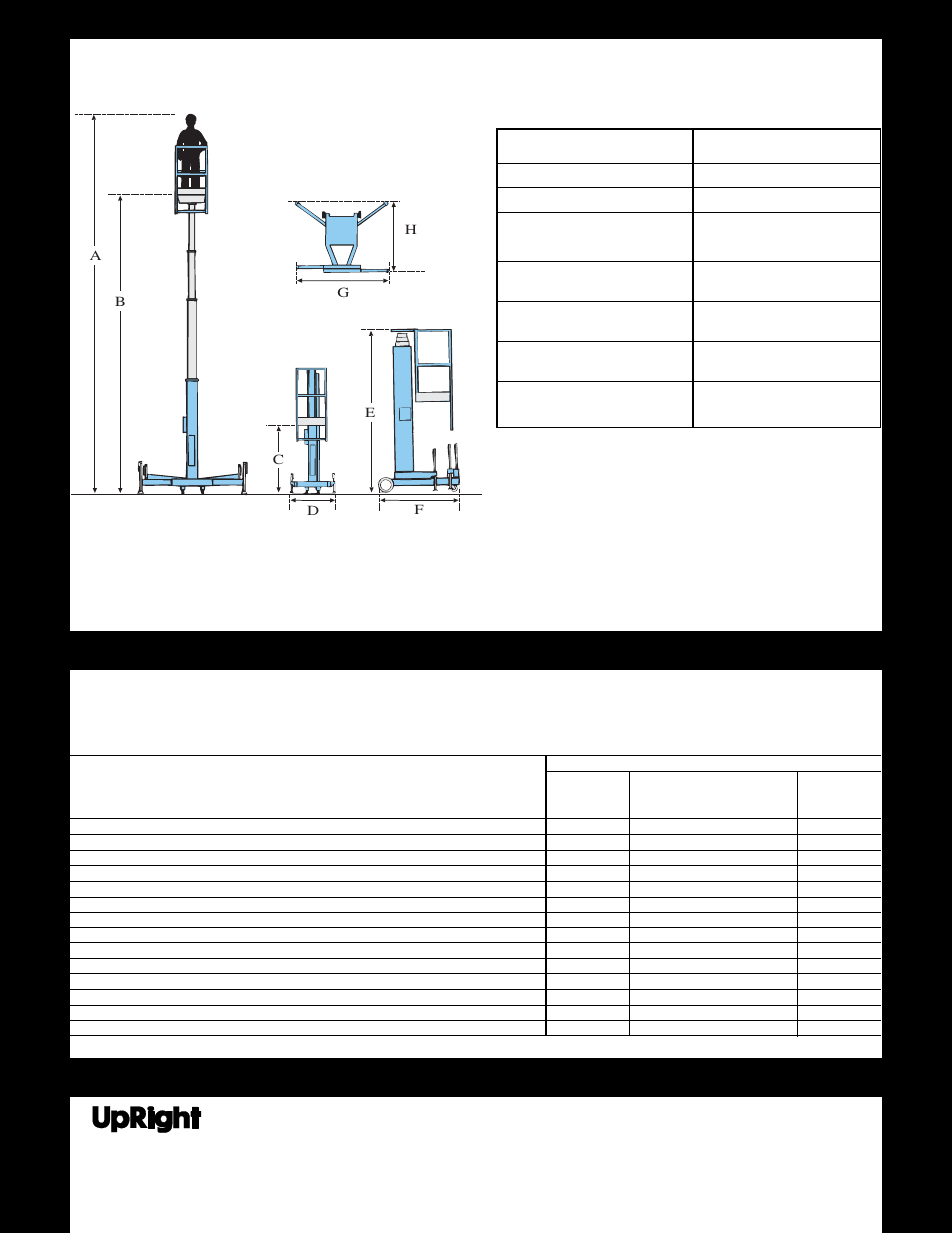 Safety rules and operating instructions, For more information, Routine service | Specifications | Snorkel UL20-sn17745+ User Manual | Page 8 / 8