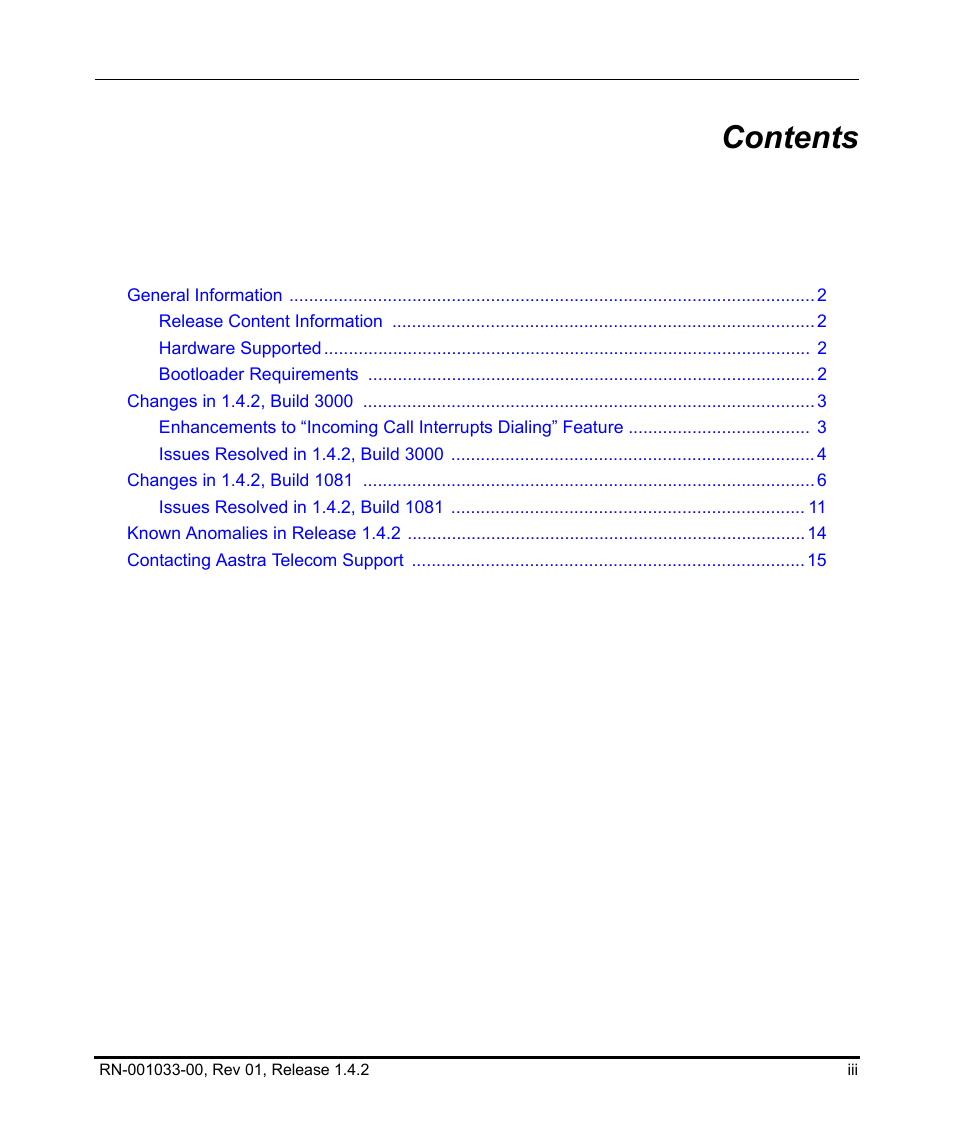 Aastra Telecom 9112I User Manual | Page 3 / 22