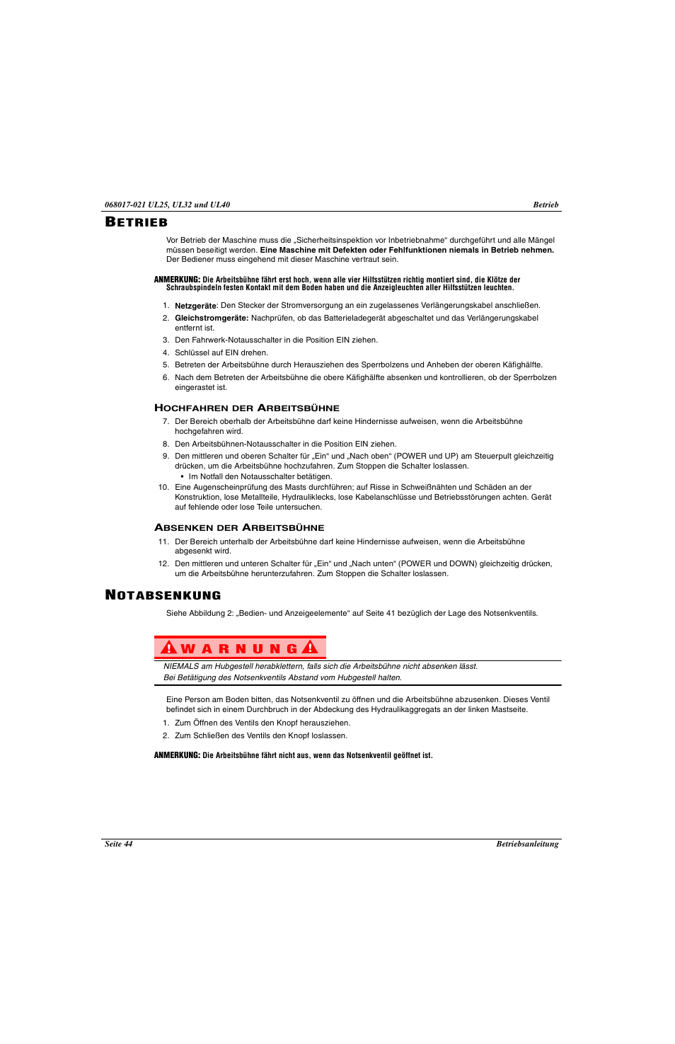 Snorkel ULII40-sn21373-21690 User Manual | Page 46 / 60