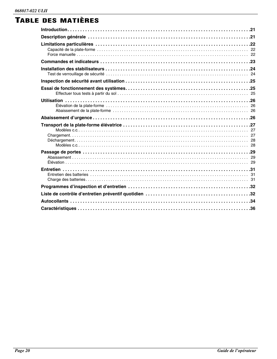 Snorkel ULII40-sn21691+ User Manual | Page 22 / 60