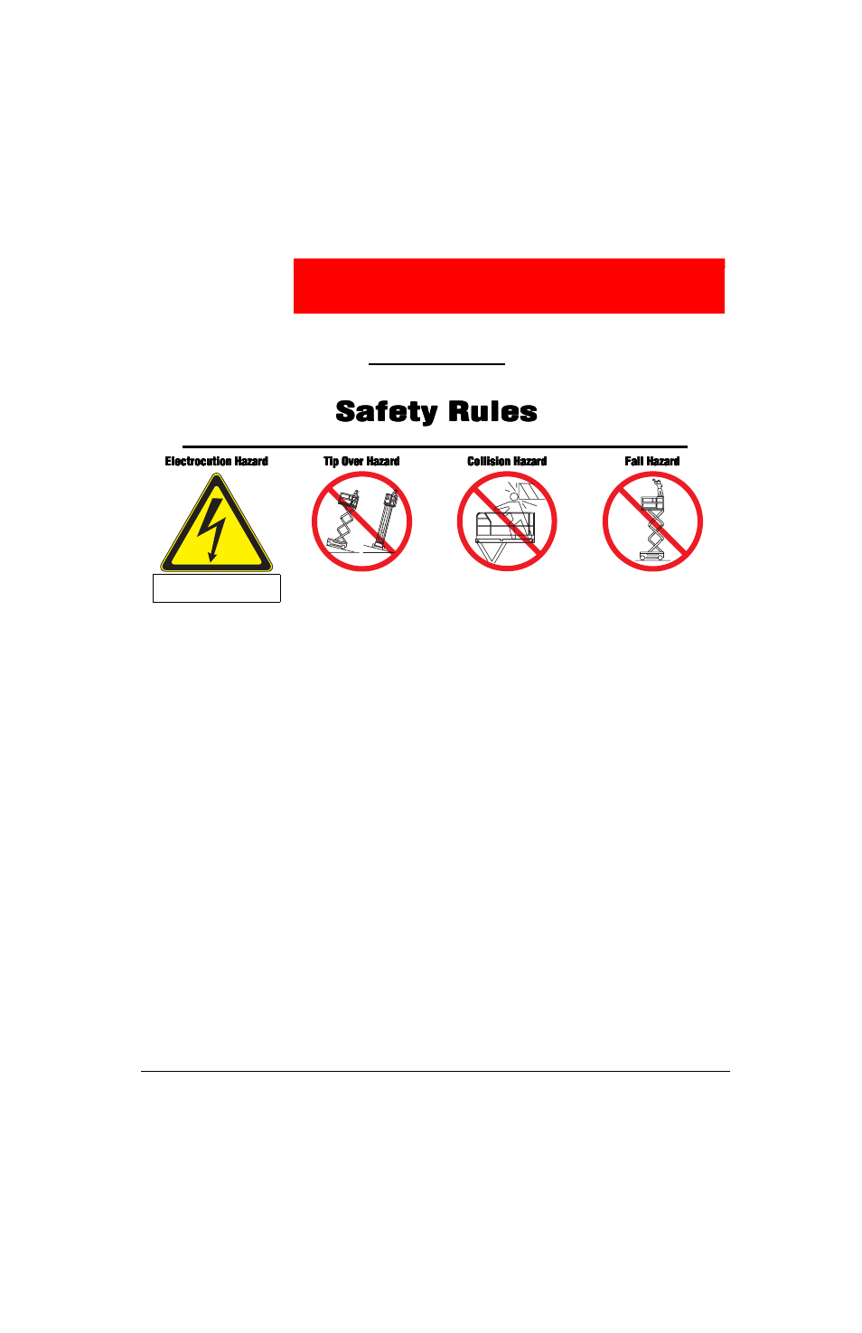 Peration, Anual, Warning | Safety rules | Snorkel X Series-sn17280-17572 User Manual | Page 3 / 64