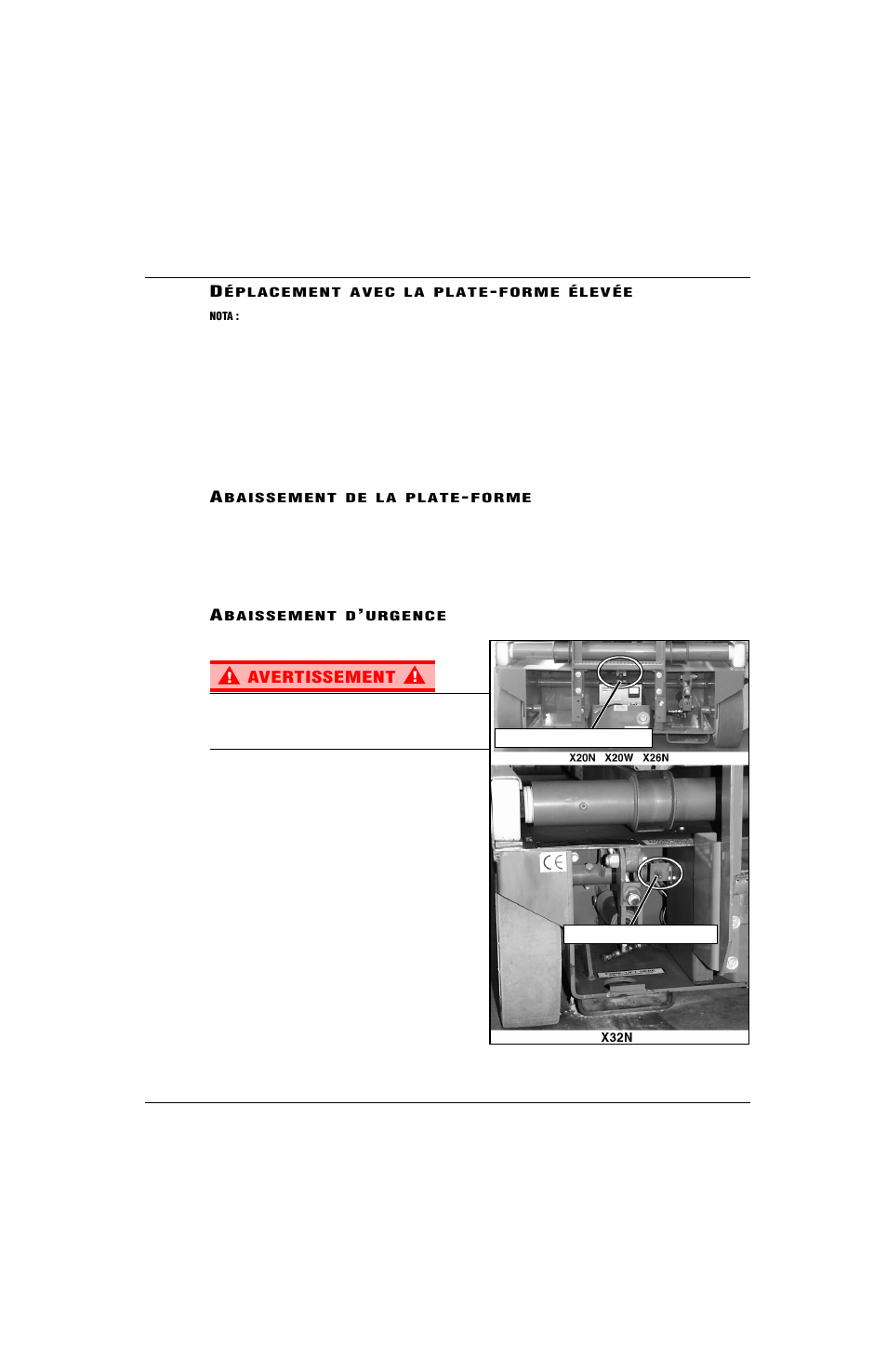 Avertissement | Snorkel X Series-sn17280-17572 User Manual | Page 31 / 64