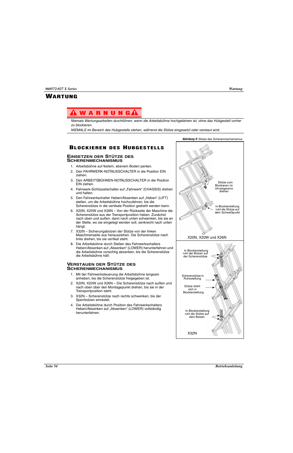 Artung | Snorkel X Series-sn17573-19999 User Manual | Page 56 / 64