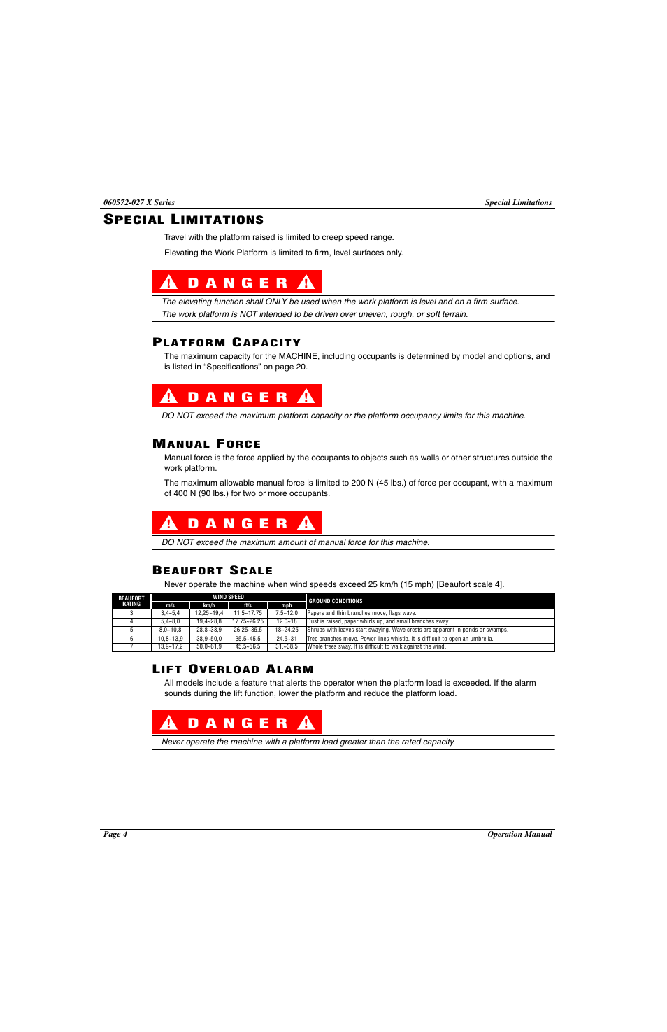 Pecial, Imitations | Snorkel X Series-sn17573-19999 User Manual | Page 6 / 64