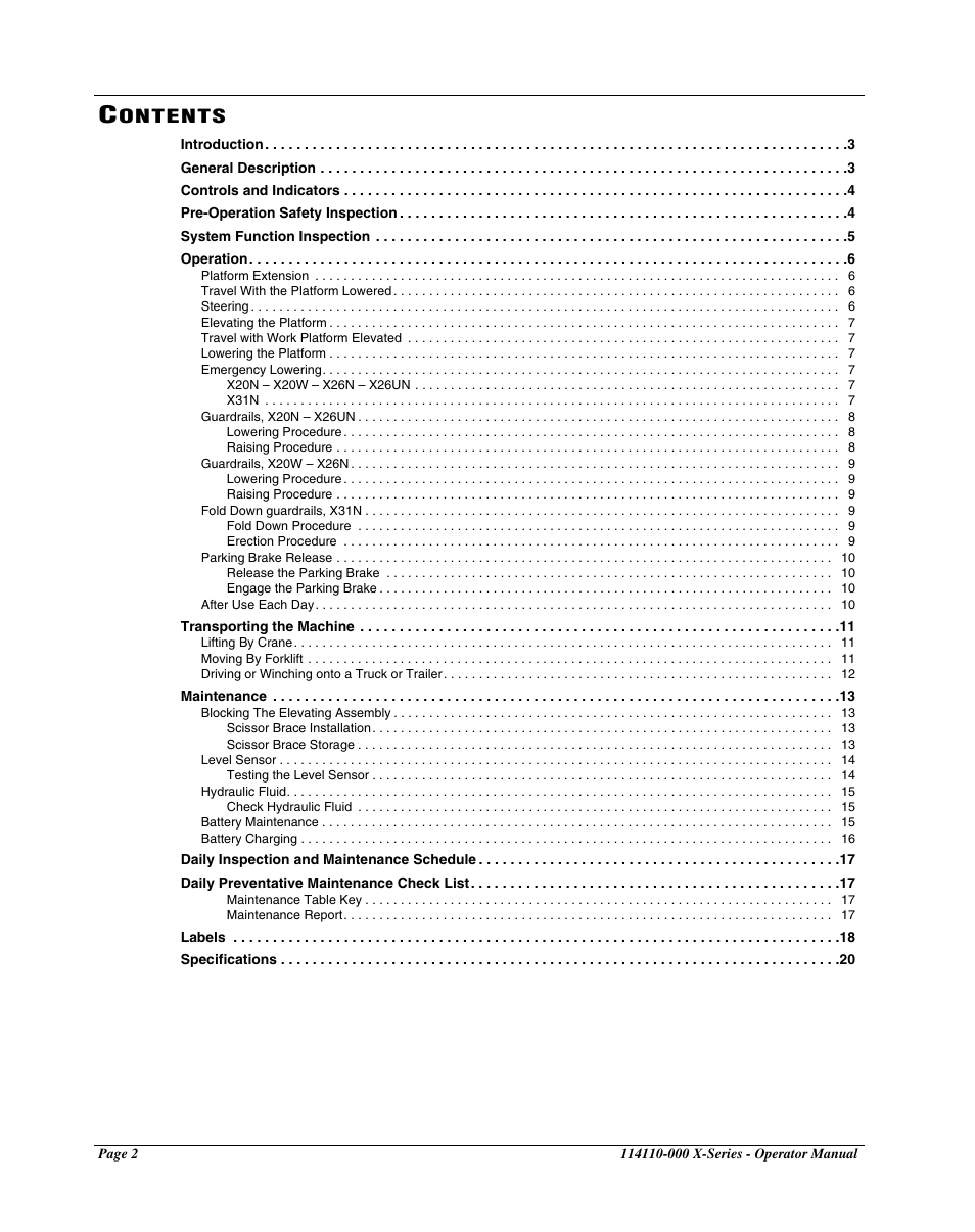 Snorkel X Series-sn20000+ User Manual | Page 4 / 24