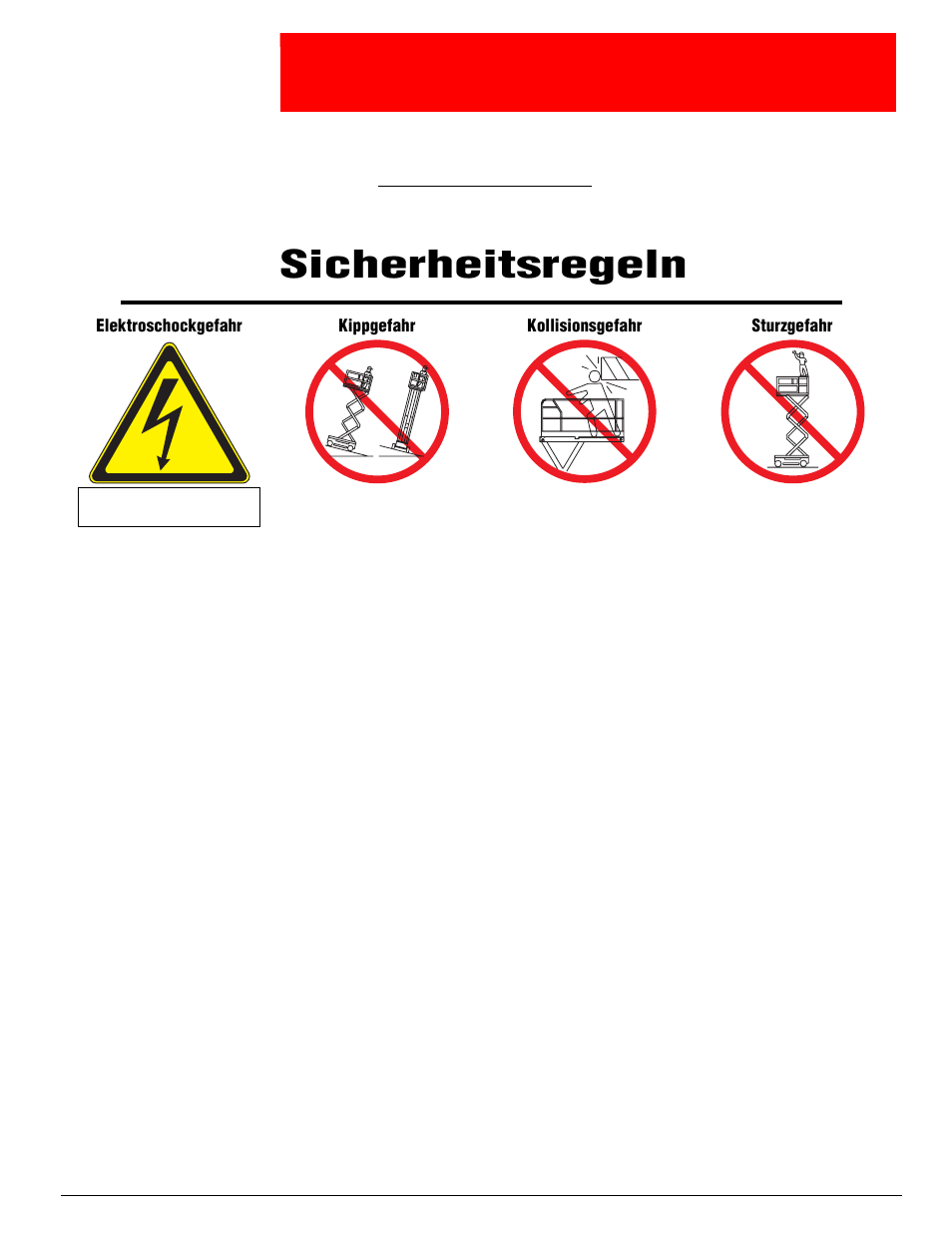 Etriebsanleitung, Warnung, Sicherheitsregeln | Snorkel X Series-sn50000+ User Manual | Page 27 / 70