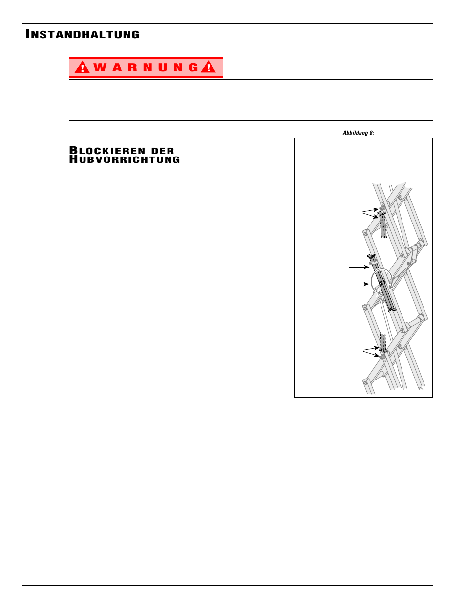Nstandhaltung | Snorkel X Series-sn50000+ User Manual | Page 40 / 70