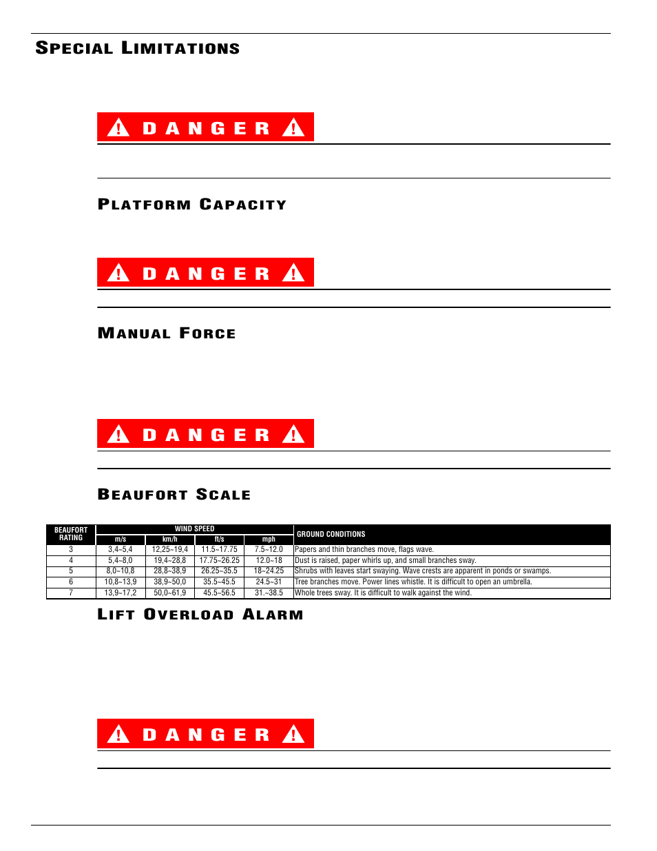 Pecial, Imitations | Snorkel X Series-sn50000+ User Manual | Page 7 / 70