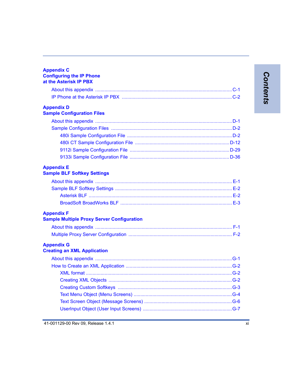 Aastra Telecom SIP 480I User Manual | Page 11 / 504