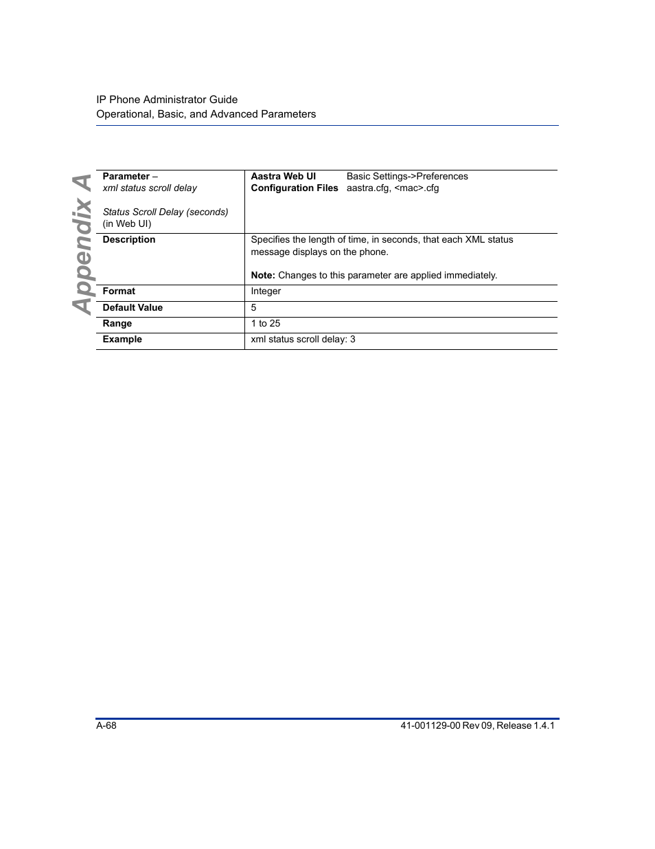 Appendix a | Aastra Telecom SIP 480I User Manual | Page 358 / 504