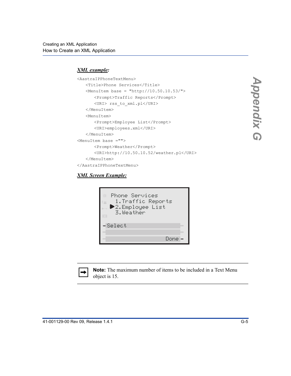 Appendix g | Aastra Telecom SIP 480I User Manual | Page 475 / 504