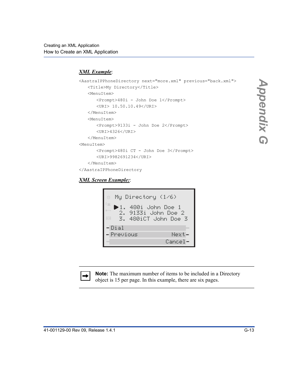 Appendix g | Aastra Telecom SIP 480I User Manual | Page 483 / 504