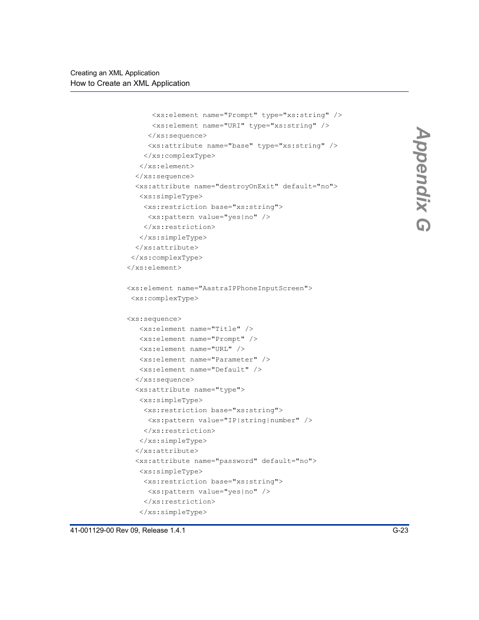 Appendix g | Aastra Telecom SIP 480I User Manual | Page 493 / 504