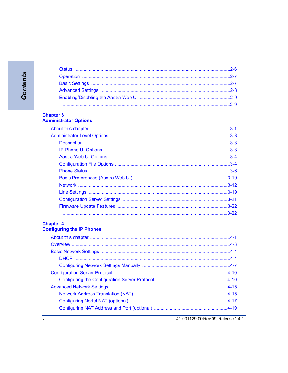 Aastra Telecom SIP 480I User Manual | Page 6 / 504