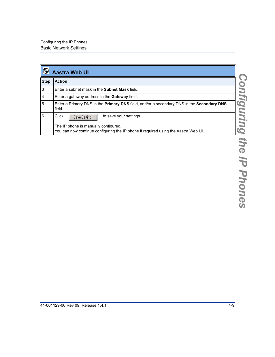 Configuring the ip phones | Aastra Telecom SIP 480I User Manual | Page 65 / 504