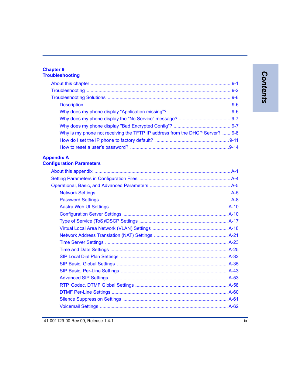 Aastra Telecom SIP 480I User Manual | Page 9 / 504