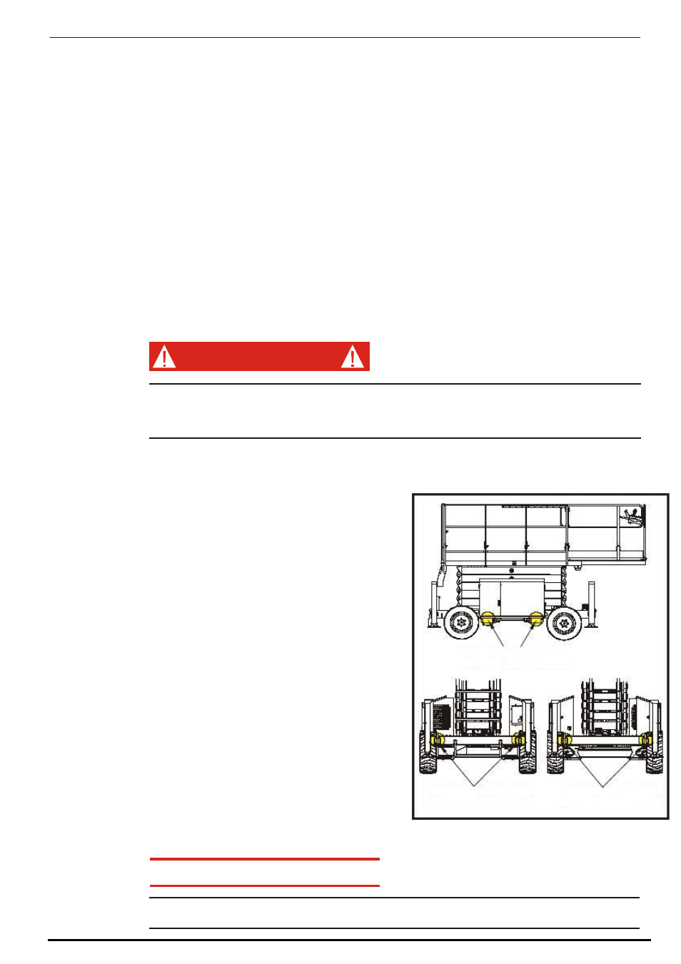 Gevaar, Waarschuwing, Ransporteren van | Erkplatform, Oorbereiden voor, Ransport, Ptillen met, Raan, Orkheftruck, Rachtwagen of | Snorkel X33RT-sn10000+ User Manual | Page 129 / 138