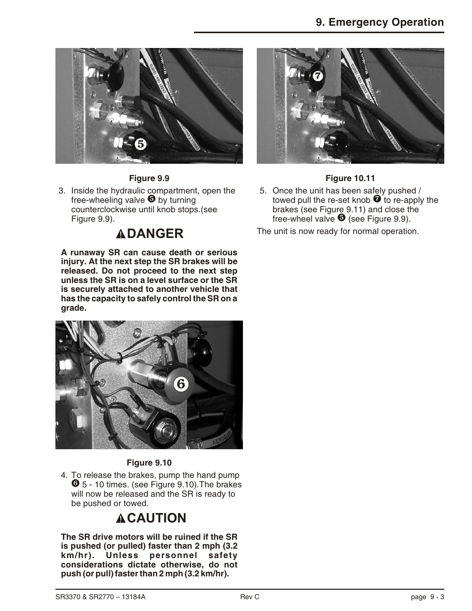 Danger caution | Snorkel X33BE-sn10131+V-1 User Manual | Page 60 / 82