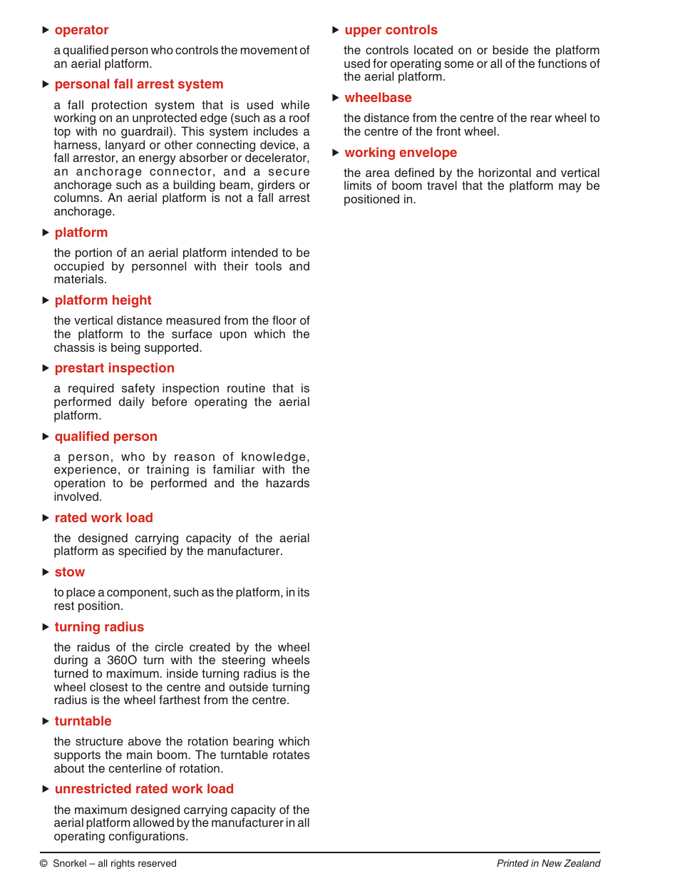 Snorkel X33BE-sn10131+V-1 User Manual | Page 77 / 82